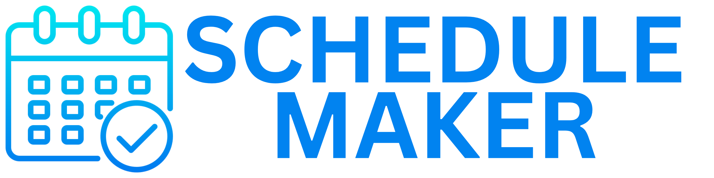 Free Online Schedule Maker - Create & Print Custom Schedules